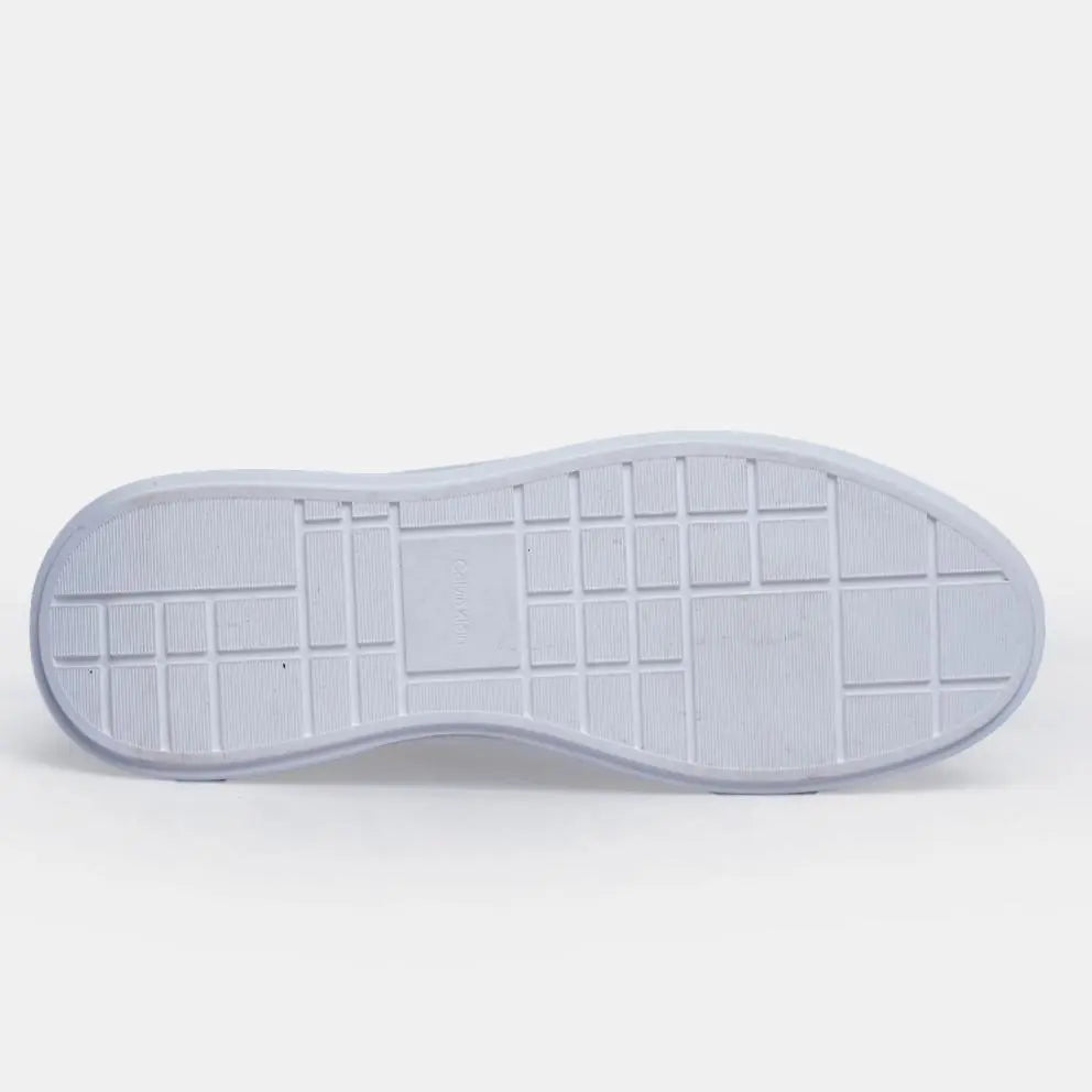 YM0YM01344 CHUNKY CUPSOLE LACEUP LTH BIANCO CALVIN KLEIN