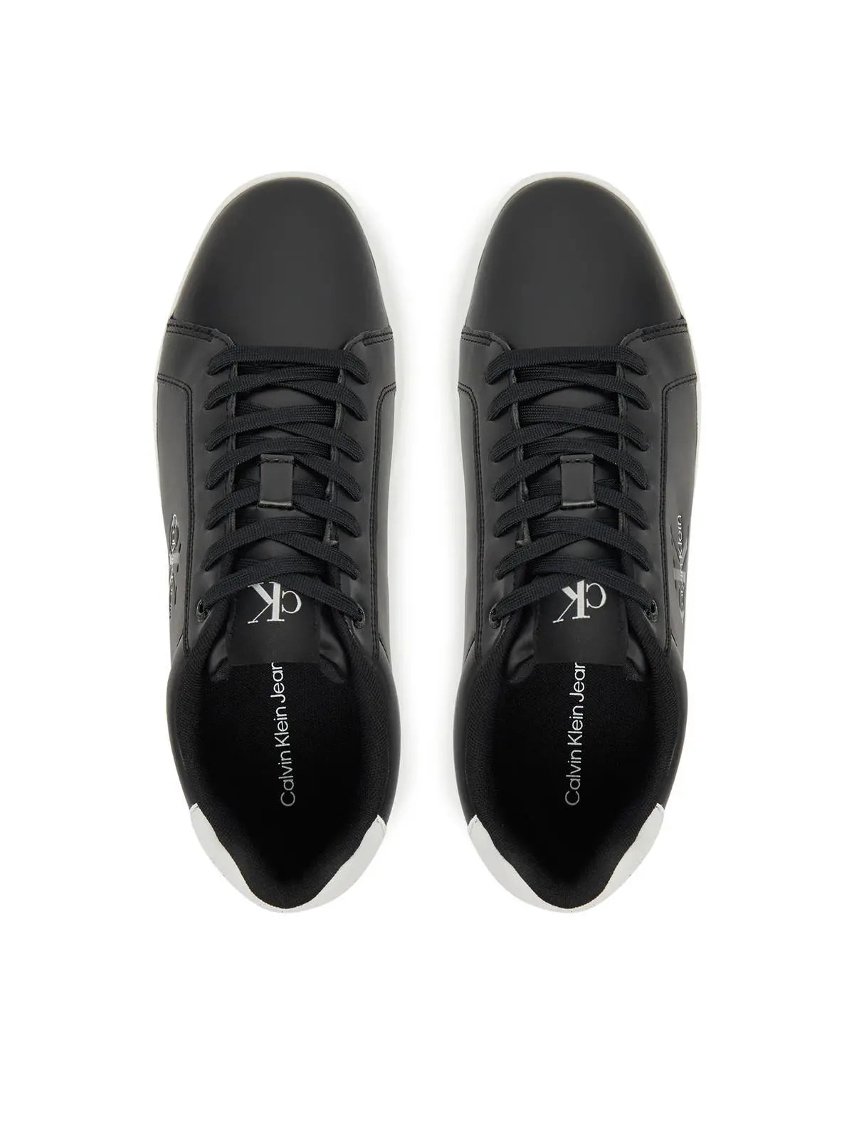 YM0YM01369 CLASSIC CUPSOLE MONO LTH NERO/BIANCO CALVIN KLEIN