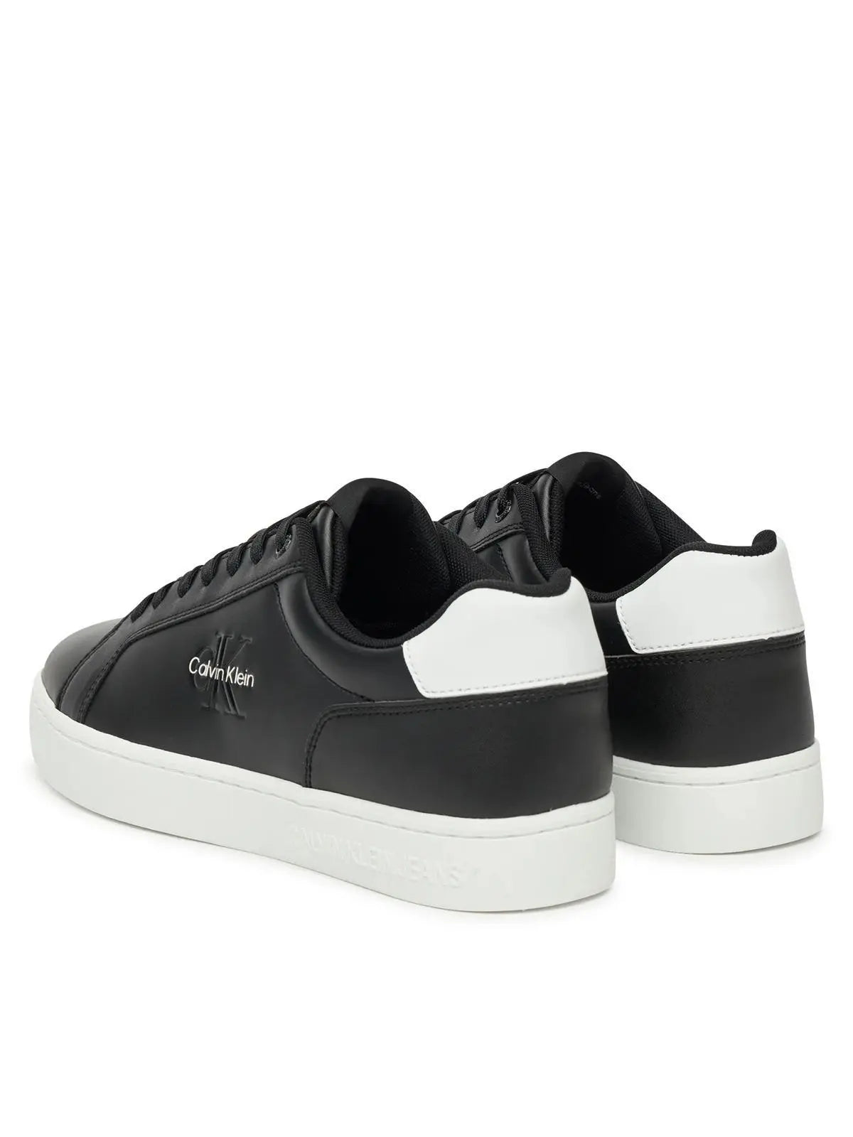 YM0YM01369 CLASSIC CUPSOLE MONO LTH NERO/BIANCO CALVIN KLEIN
