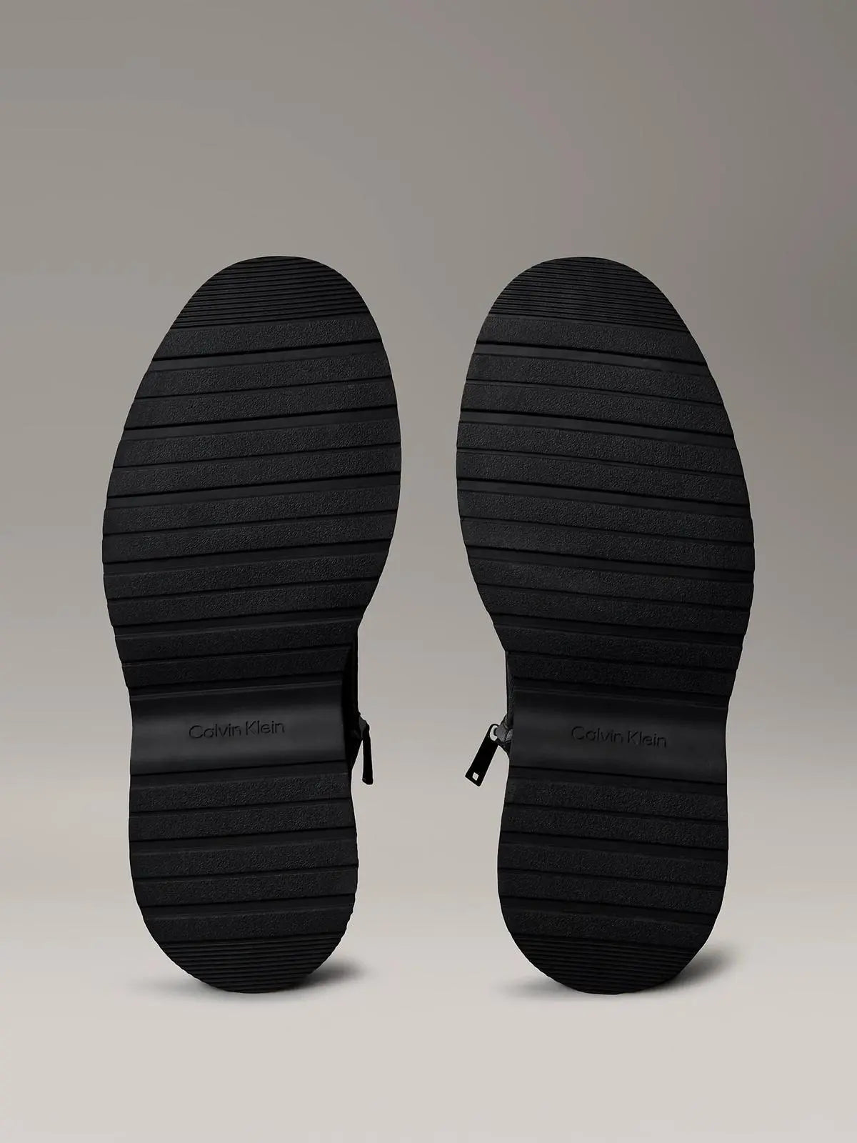 YM0YM01373 COMBAT ESS LACE UP ZIP BOOT LTH NERO CALVIN KLEIN